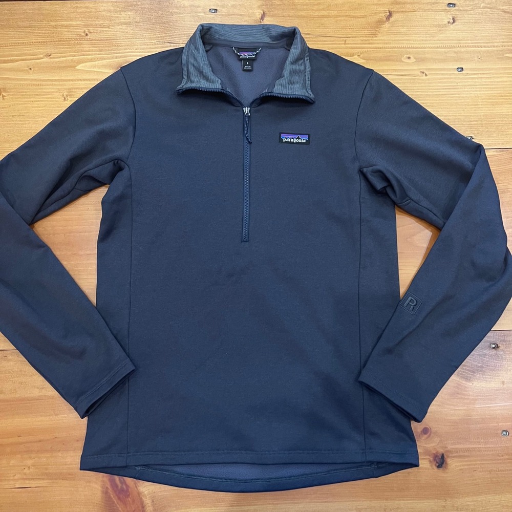 Patagonia Men's R1 Daily Zip-Neck Fleece Pullover Smolder Blue - Size‎ Small A11
